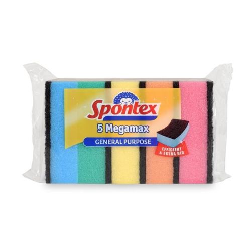 Spontex Megamax houbi�ky na n�dob� 5 ks